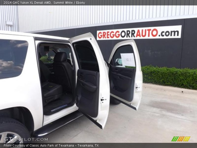 Summit White / Ebony 2014 GMC Yukon XL Denali AWD