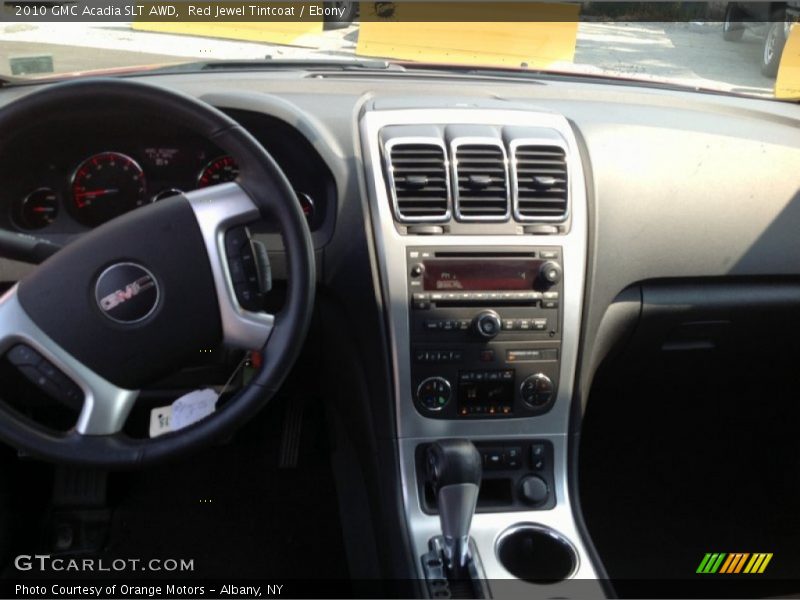 Red Jewel Tintcoat / Ebony 2010 GMC Acadia SLT AWD