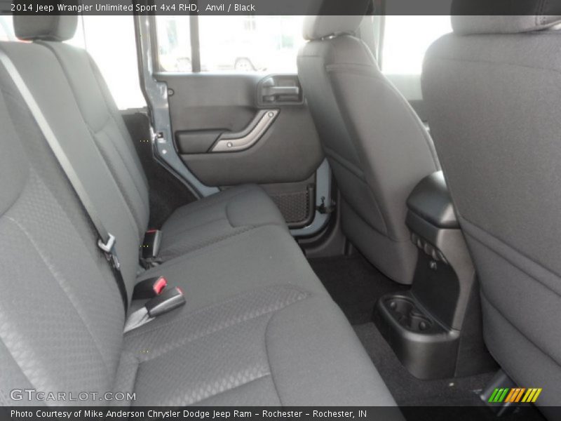 Anvil / Black 2014 Jeep Wrangler Unlimited Sport 4x4 RHD
