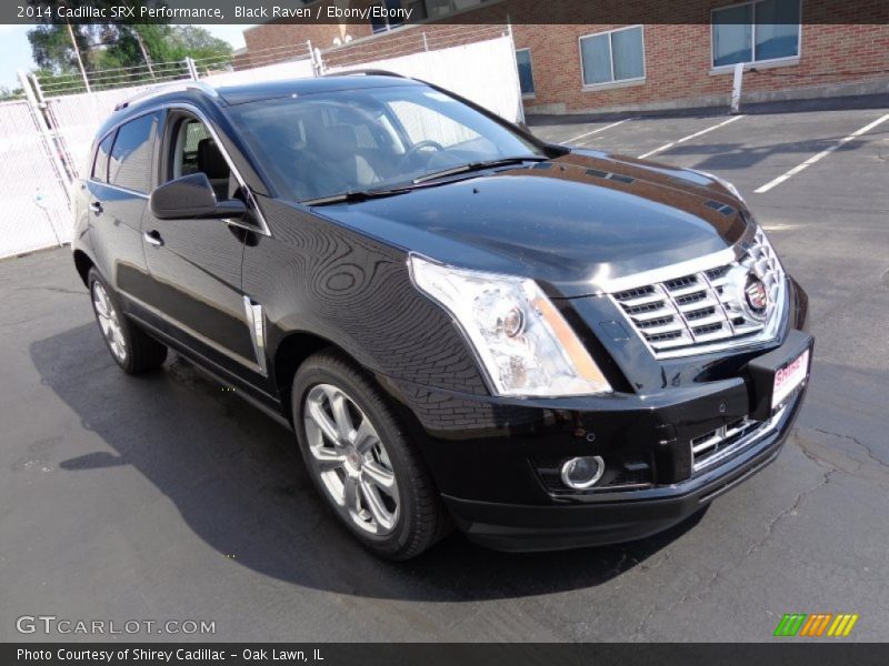 Black Raven / Ebony/Ebony 2014 Cadillac SRX Performance