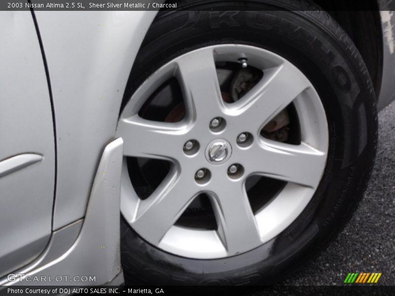 Sheer Silver Metallic / Charcoal 2003 Nissan Altima 2.5 SL