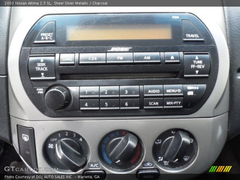 Sheer Silver Metallic / Charcoal 2003 Nissan Altima 2.5 SL
