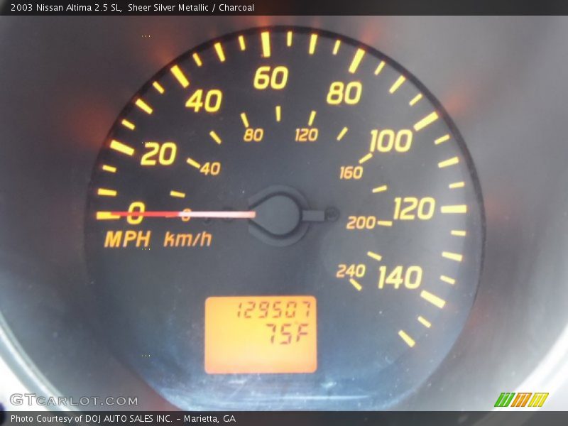 Sheer Silver Metallic / Charcoal 2003 Nissan Altima 2.5 SL