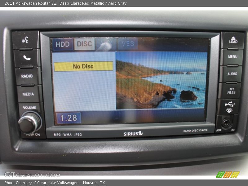 Deep Claret Red Metallic / Aero Gray 2011 Volkswagen Routan SE
