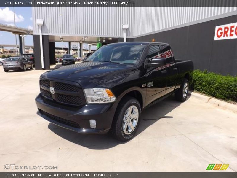 Black / Black/Diesel Gray 2013 Ram 1500 Tradesman Quad Cab 4x4