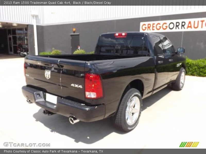 Black / Black/Diesel Gray 2013 Ram 1500 Tradesman Quad Cab 4x4