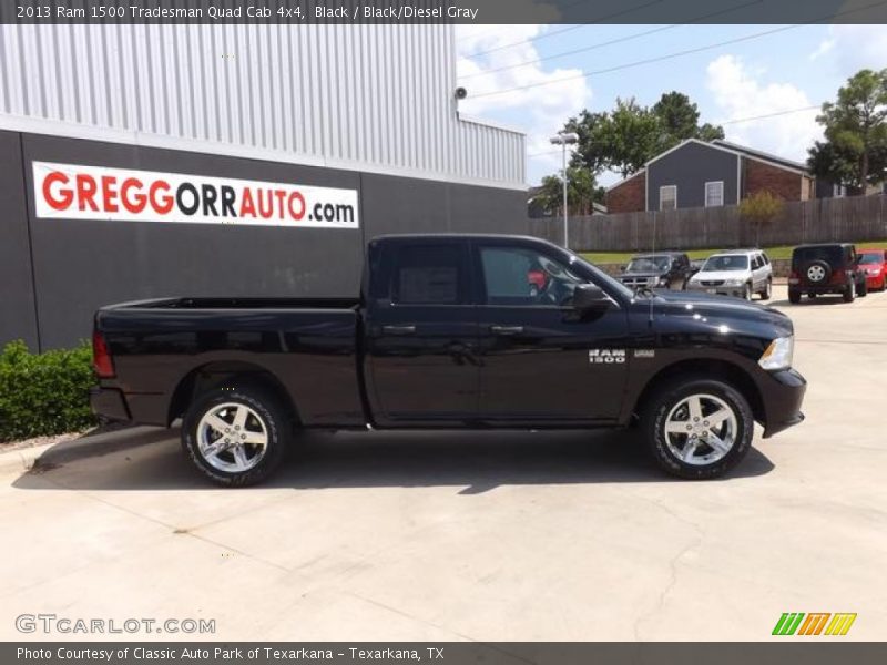 Black / Black/Diesel Gray 2013 Ram 1500 Tradesman Quad Cab 4x4