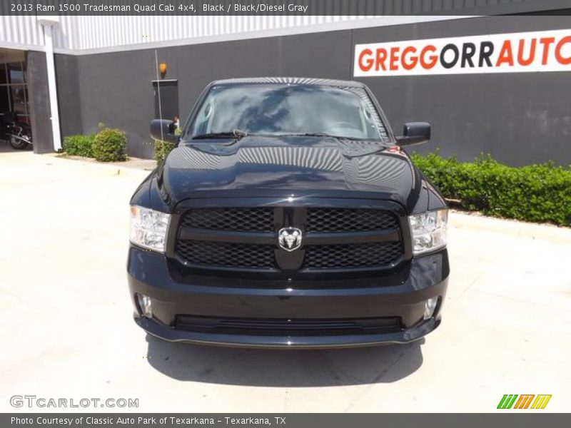Black / Black/Diesel Gray 2013 Ram 1500 Tradesman Quad Cab 4x4