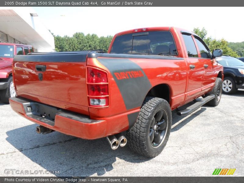 Go ManGo! / Dark Slate Gray 2005 Dodge Ram 1500 SLT Daytona Quad Cab 4x4