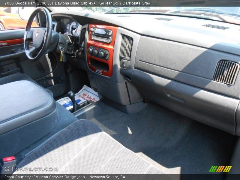 Go ManGo! / Dark Slate Gray 2005 Dodge Ram 1500 SLT Daytona Quad Cab 4x4