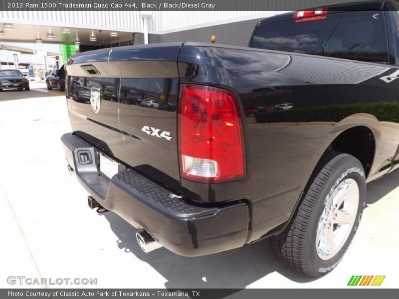 Black / Black/Diesel Gray 2013 Ram 1500 Tradesman Quad Cab 4x4