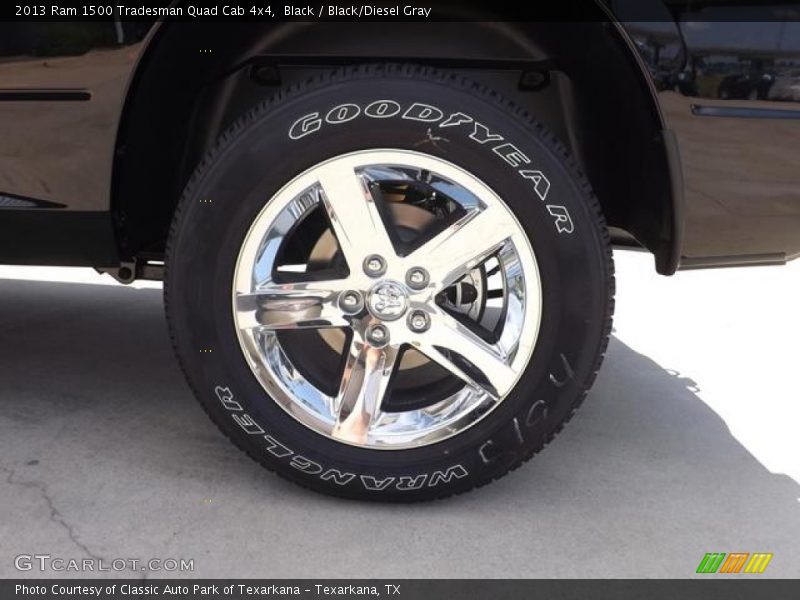 Black / Black/Diesel Gray 2013 Ram 1500 Tradesman Quad Cab 4x4
