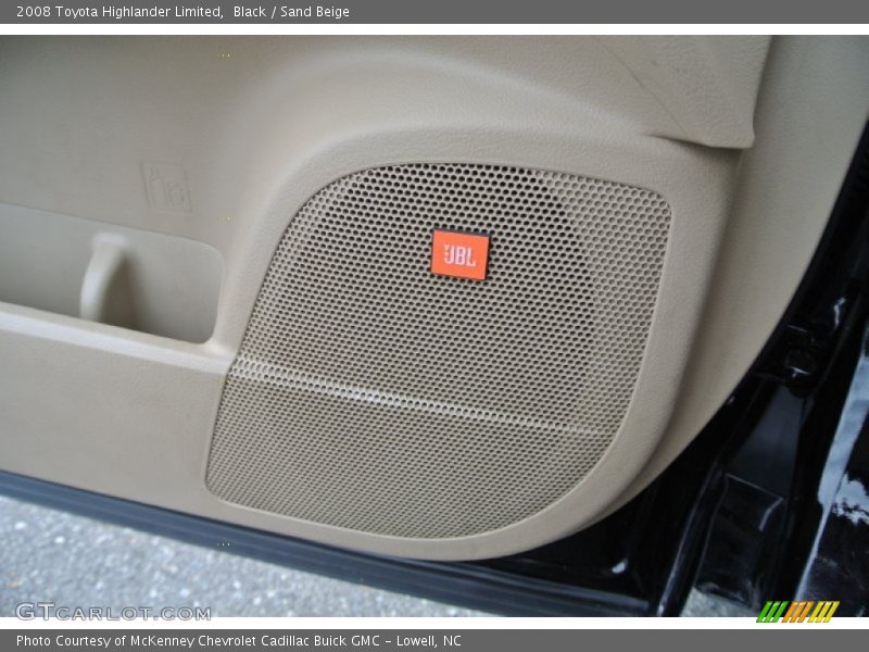 Black / Sand Beige 2008 Toyota Highlander Limited