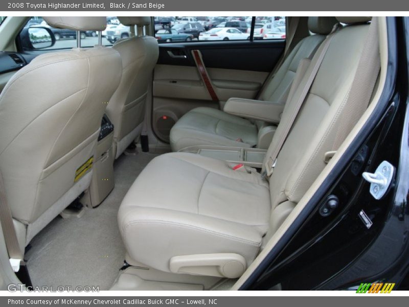 Black / Sand Beige 2008 Toyota Highlander Limited