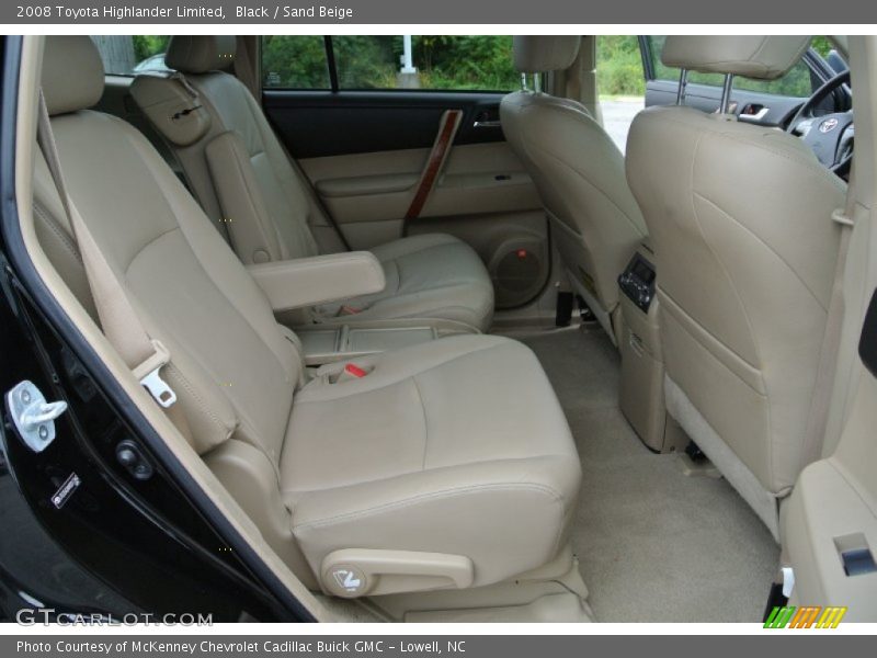 Black / Sand Beige 2008 Toyota Highlander Limited