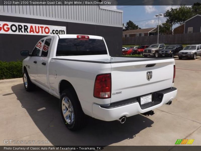 Bright White / Black/Diesel Gray 2013 Ram 1500 Tradesman Quad Cab