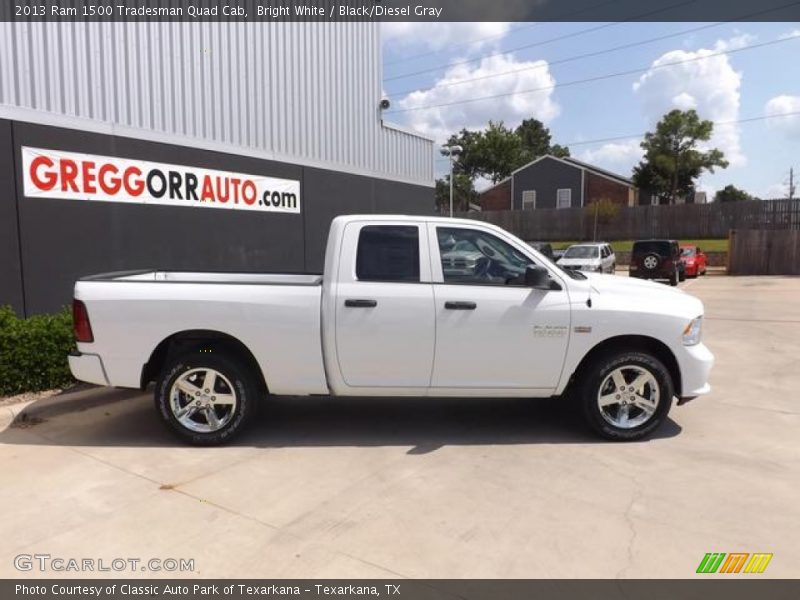 Bright White / Black/Diesel Gray 2013 Ram 1500 Tradesman Quad Cab