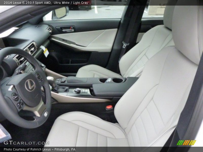  2014 IS 250 F Sport AWD Light Gray Interior