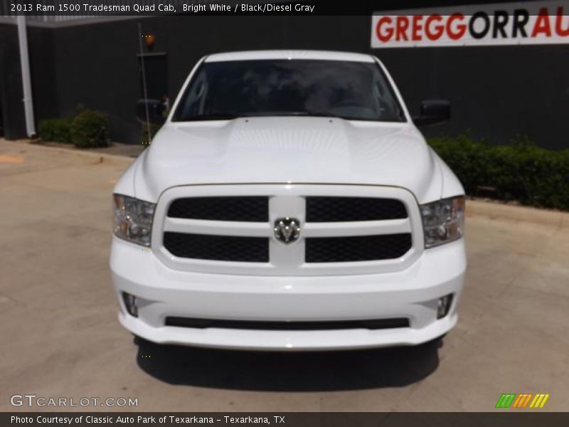 Bright White / Black/Diesel Gray 2013 Ram 1500 Tradesman Quad Cab
