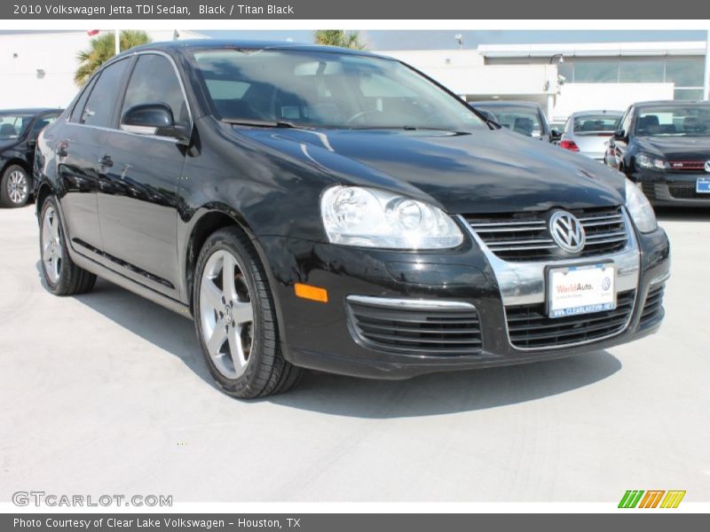 Black / Titan Black 2010 Volkswagen Jetta TDI Sedan