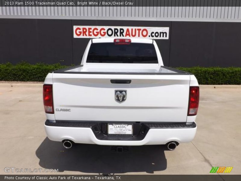 Bright White / Black/Diesel Gray 2013 Ram 1500 Tradesman Quad Cab