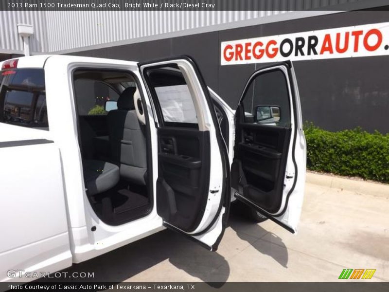Bright White / Black/Diesel Gray 2013 Ram 1500 Tradesman Quad Cab