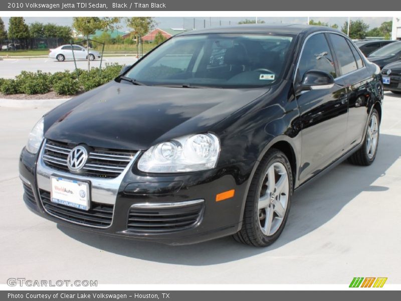 Black / Titan Black 2010 Volkswagen Jetta TDI Sedan