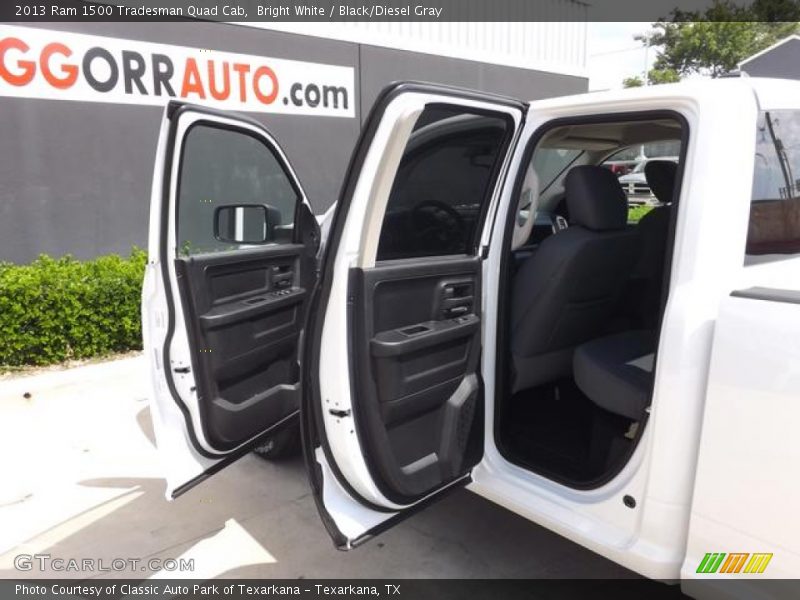 Bright White / Black/Diesel Gray 2013 Ram 1500 Tradesman Quad Cab