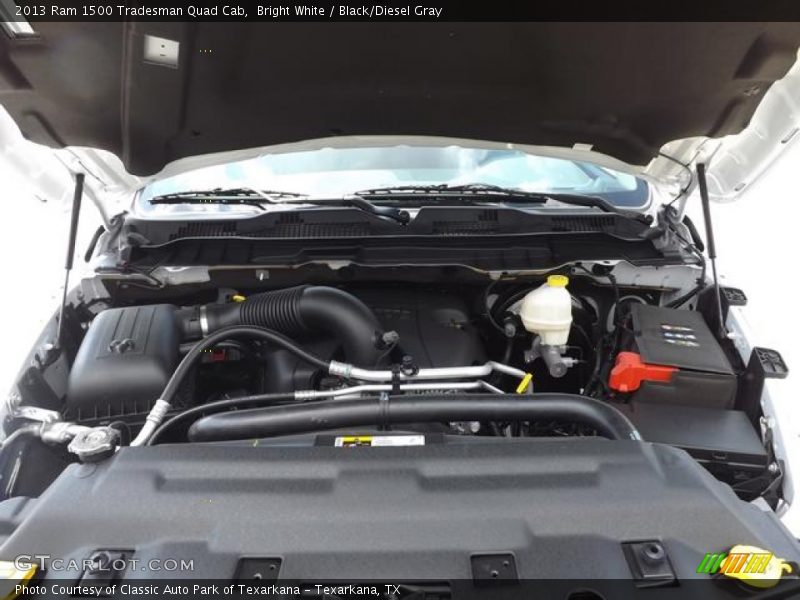 Bright White / Black/Diesel Gray 2013 Ram 1500 Tradesman Quad Cab