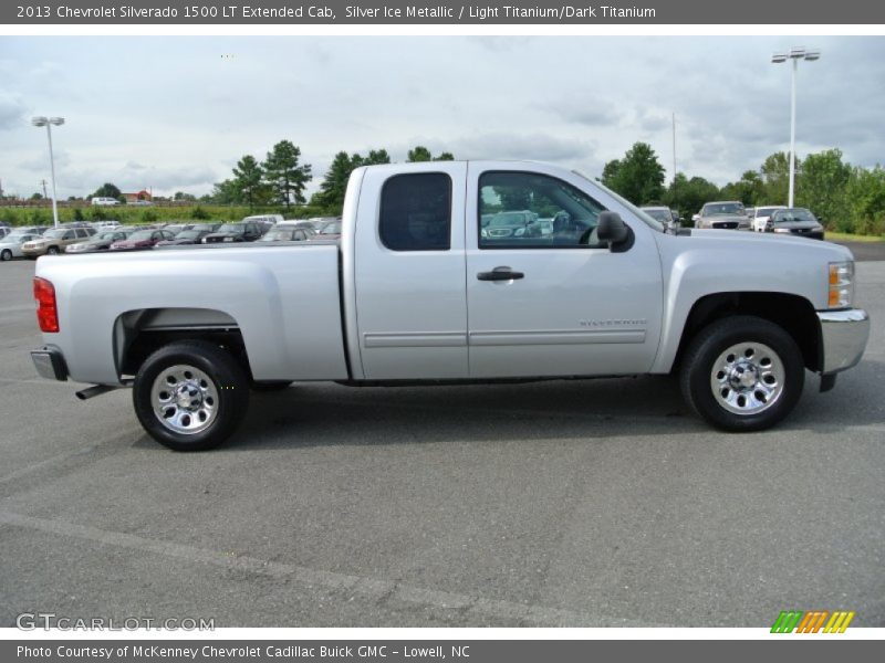 Silver Ice Metallic / Light Titanium/Dark Titanium 2013 Chevrolet Silverado 1500 LT Extended Cab