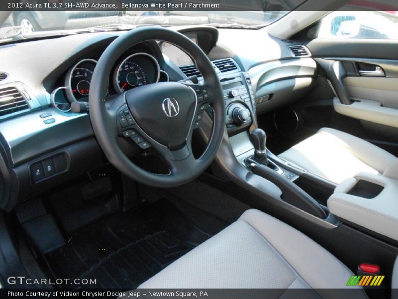 Bellanova White Pearl / Parchment 2012 Acura TL 3.7 SH-AWD Advance