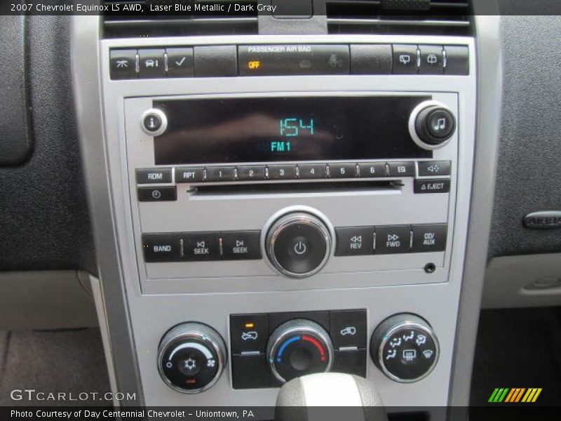 Laser Blue Metallic / Dark Gray 2007 Chevrolet Equinox LS AWD