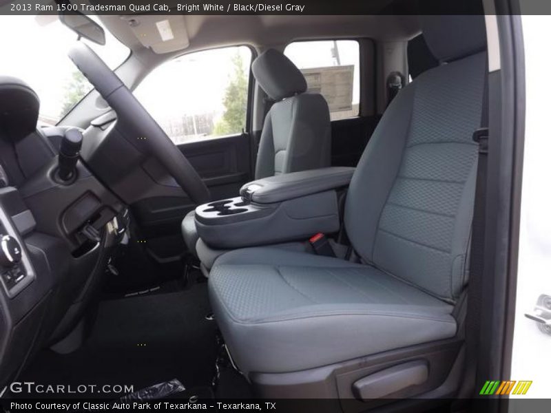 Bright White / Black/Diesel Gray 2013 Ram 1500 Tradesman Quad Cab