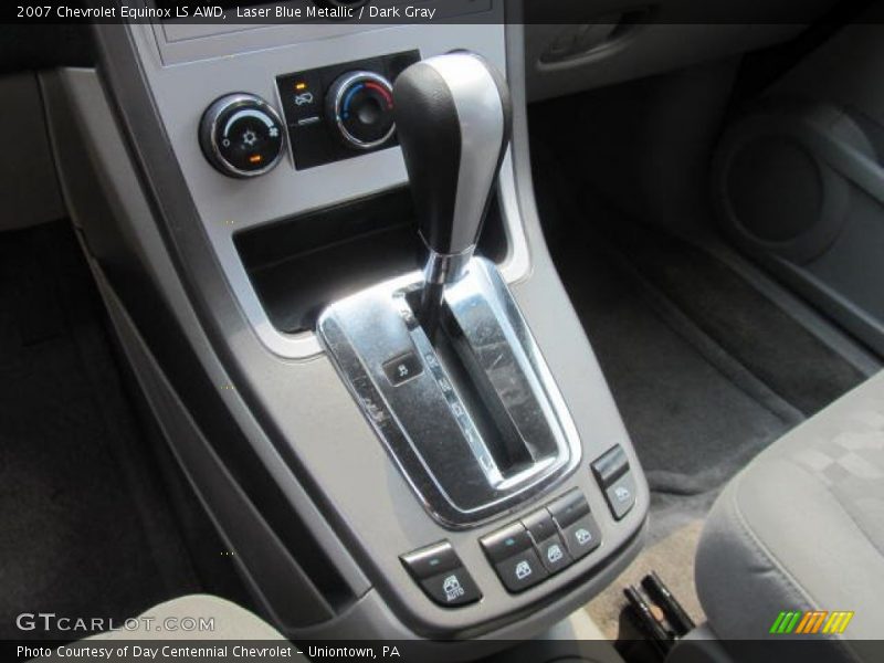 Laser Blue Metallic / Dark Gray 2007 Chevrolet Equinox LS AWD