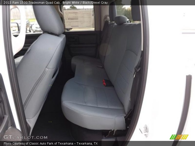 Bright White / Black/Diesel Gray 2013 Ram 1500 Tradesman Quad Cab