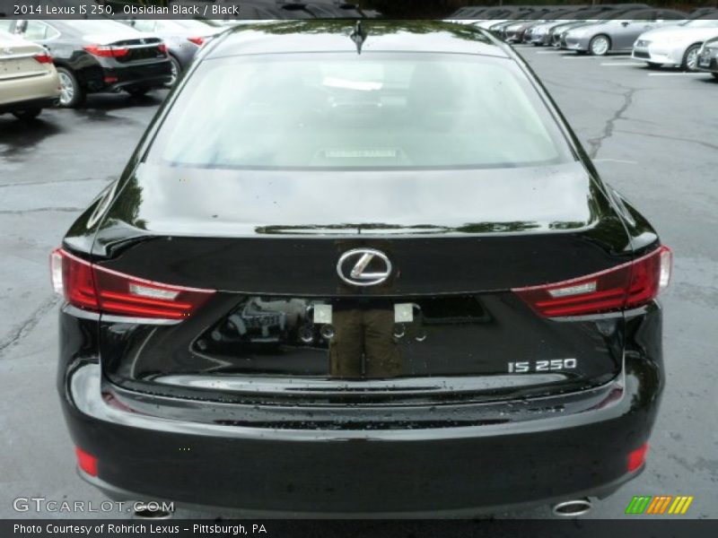 Obsidian Black / Black 2014 Lexus IS 250