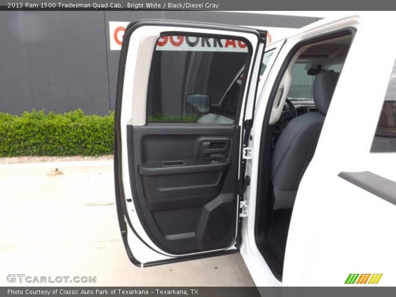 Bright White / Black/Diesel Gray 2013 Ram 1500 Tradesman Quad Cab