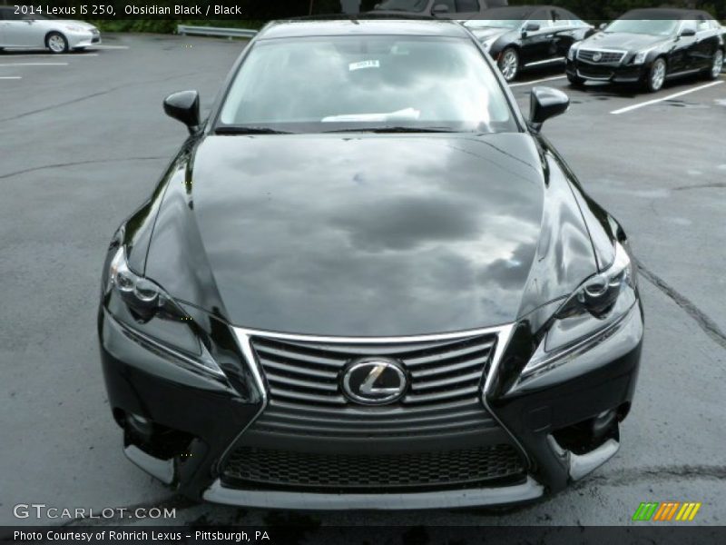 Obsidian Black / Black 2014 Lexus IS 250