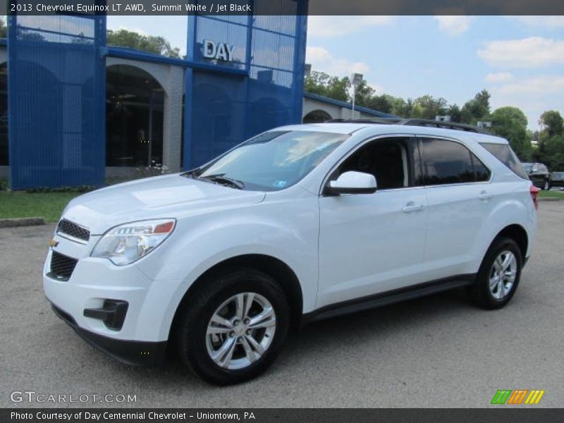 Summit White / Jet Black 2013 Chevrolet Equinox LT AWD