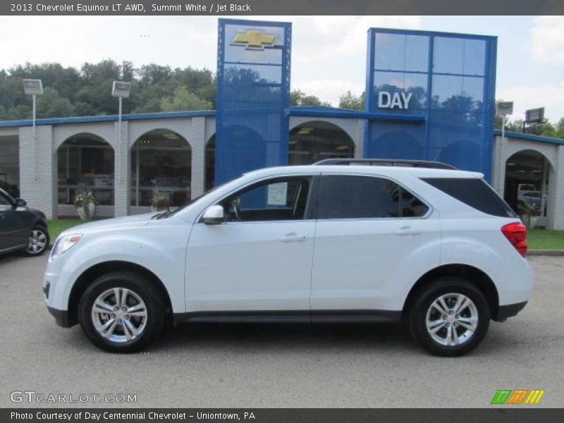 Summit White / Jet Black 2013 Chevrolet Equinox LT AWD