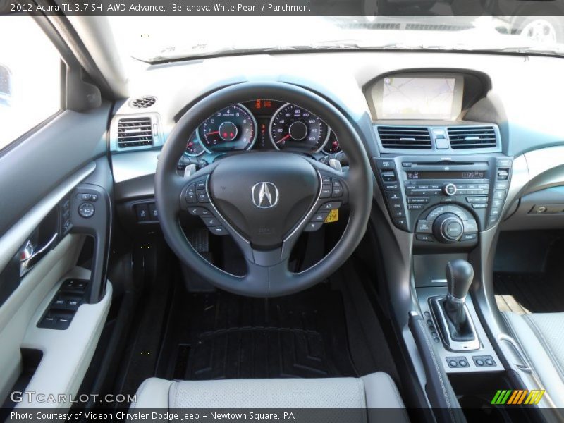 Bellanova White Pearl / Parchment 2012 Acura TL 3.7 SH-AWD Advance