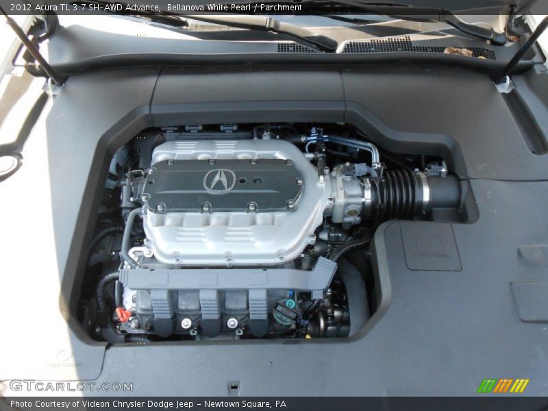 Bellanova White Pearl / Parchment 2012 Acura TL 3.7 SH-AWD Advance