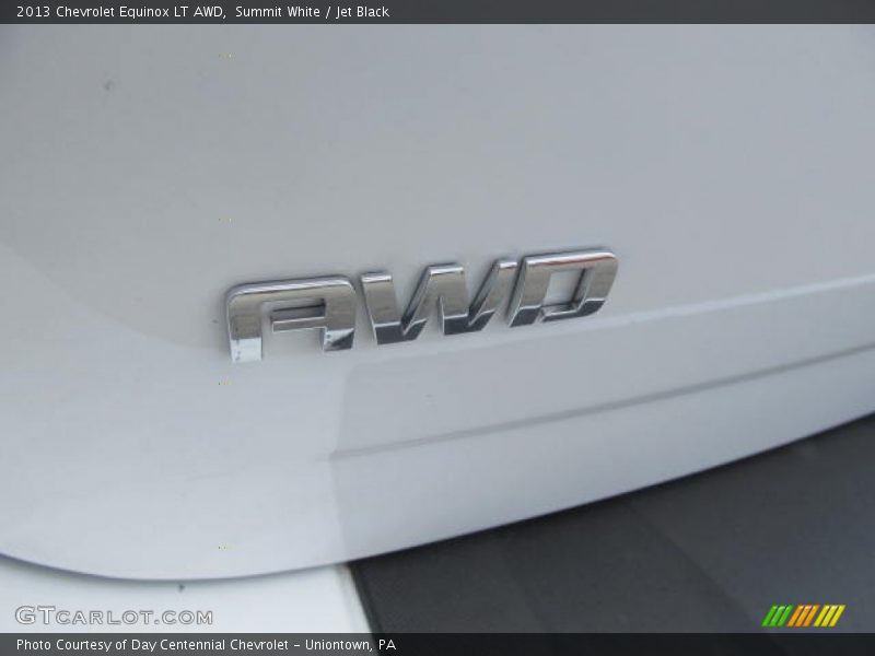 Summit White / Jet Black 2013 Chevrolet Equinox LT AWD