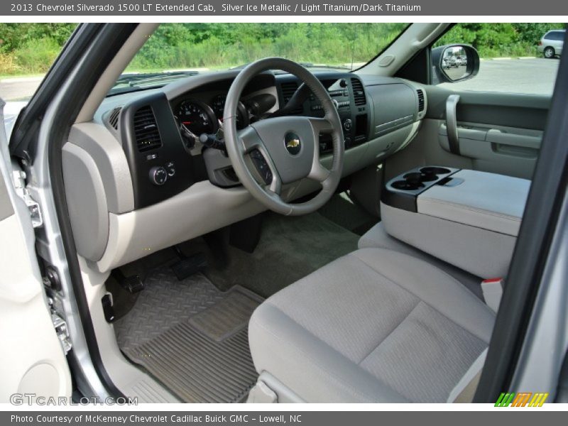 Light Titanium/Dark Titanium Interior - 2013 Silverado 1500 LT Extended Cab 