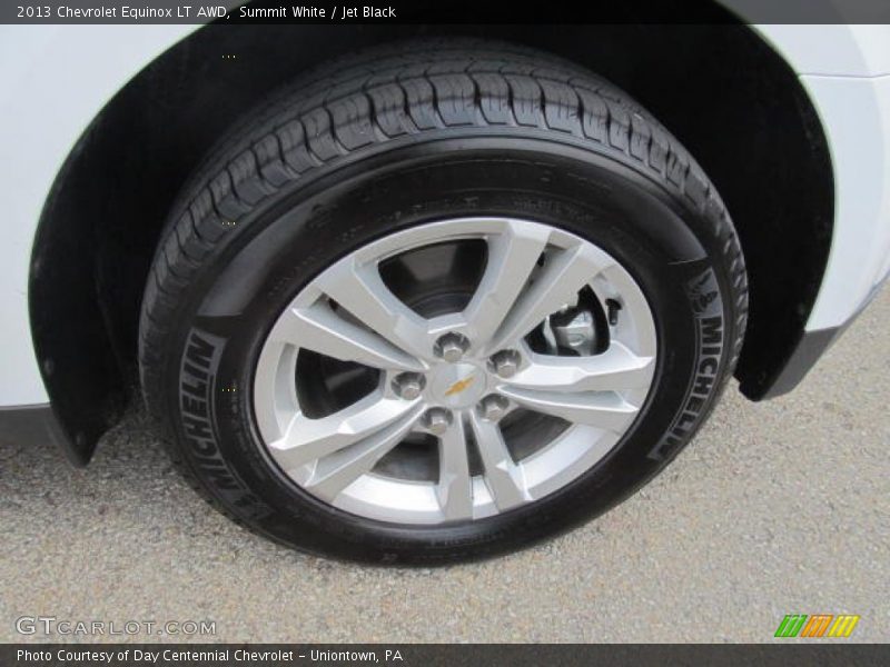 Summit White / Jet Black 2013 Chevrolet Equinox LT AWD