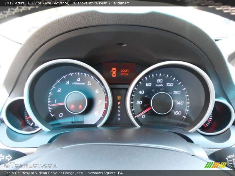 Bellanova White Pearl / Parchment 2012 Acura TL 3.7 SH-AWD Advance