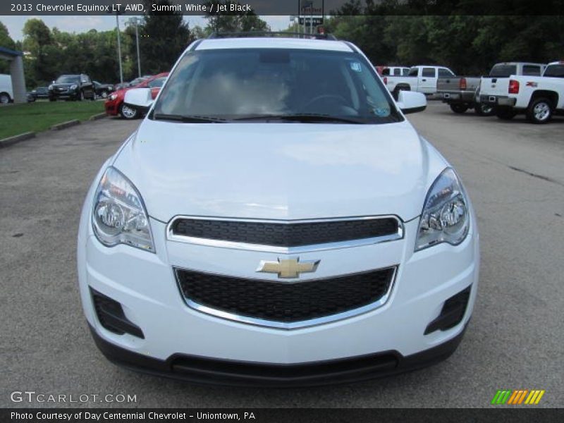 Summit White / Jet Black 2013 Chevrolet Equinox LT AWD