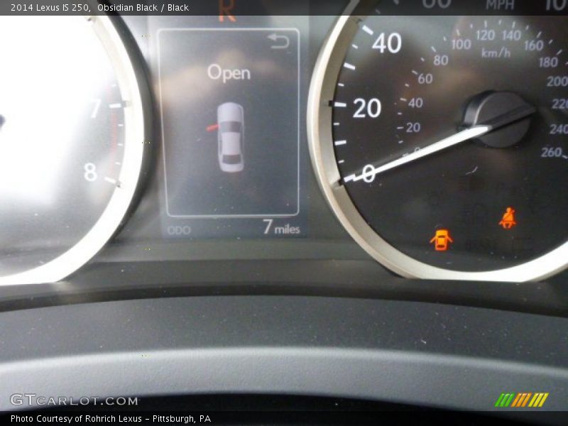 Obsidian Black / Black 2014 Lexus IS 250