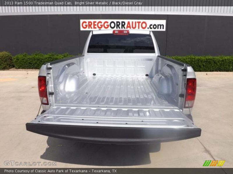 Bright Silver Metallic / Black/Diesel Gray 2013 Ram 1500 Tradesman Quad Cab