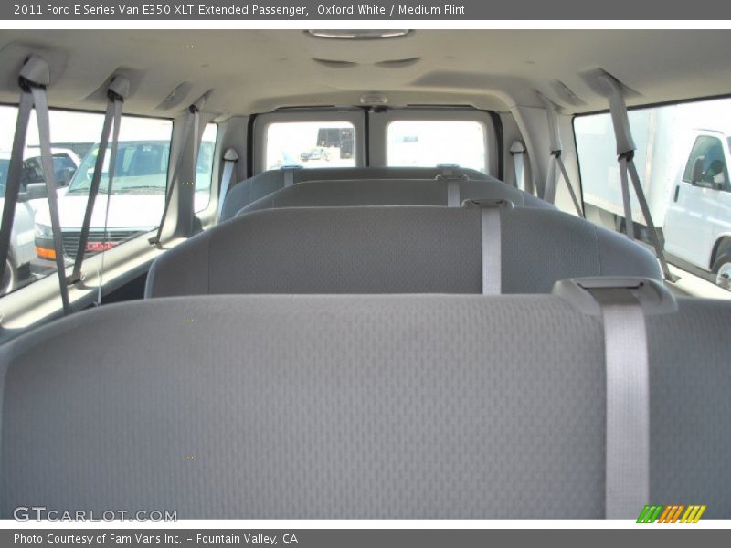 Oxford White / Medium Flint 2011 Ford E Series Van E350 XLT Extended Passenger